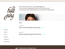 Tablet Screenshot of hilleundjung.de